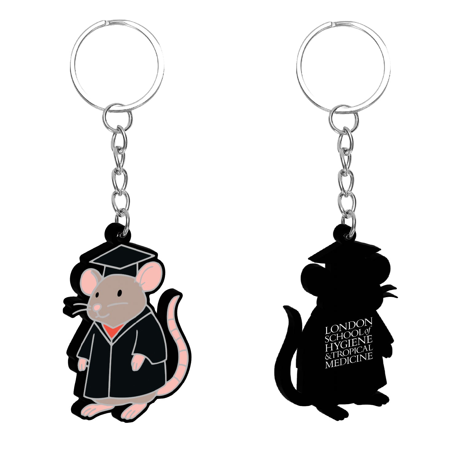 Graduation Rat Keyring