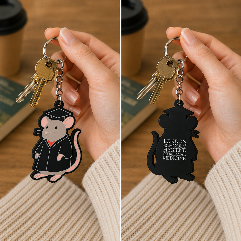 Graduation Rat Keyring